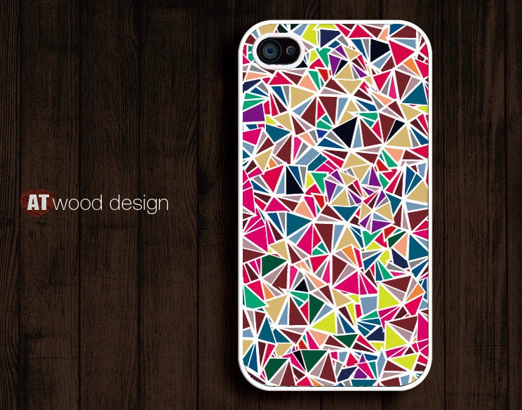 classic colorized pink blue pattern  ard case Rubber case iphone 4 cases iphone 4s case New Iphone 5 case