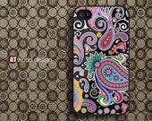 colorized illustrator flower Rubber case iphone 4 case iphone 4s case Hard case Iphone 5 case