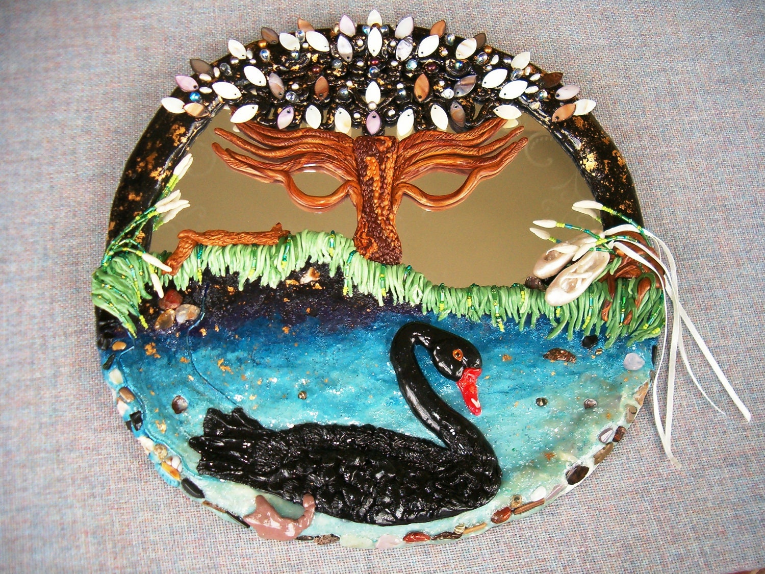 Black Swan - A Ballet Theme Mirror
