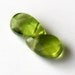 Green Peridot Faceted Flat Briolette Beads AAA Quality 7x5mm Natural Gemstone For Handmade Jewelry Design August Birthstone Set Of 2