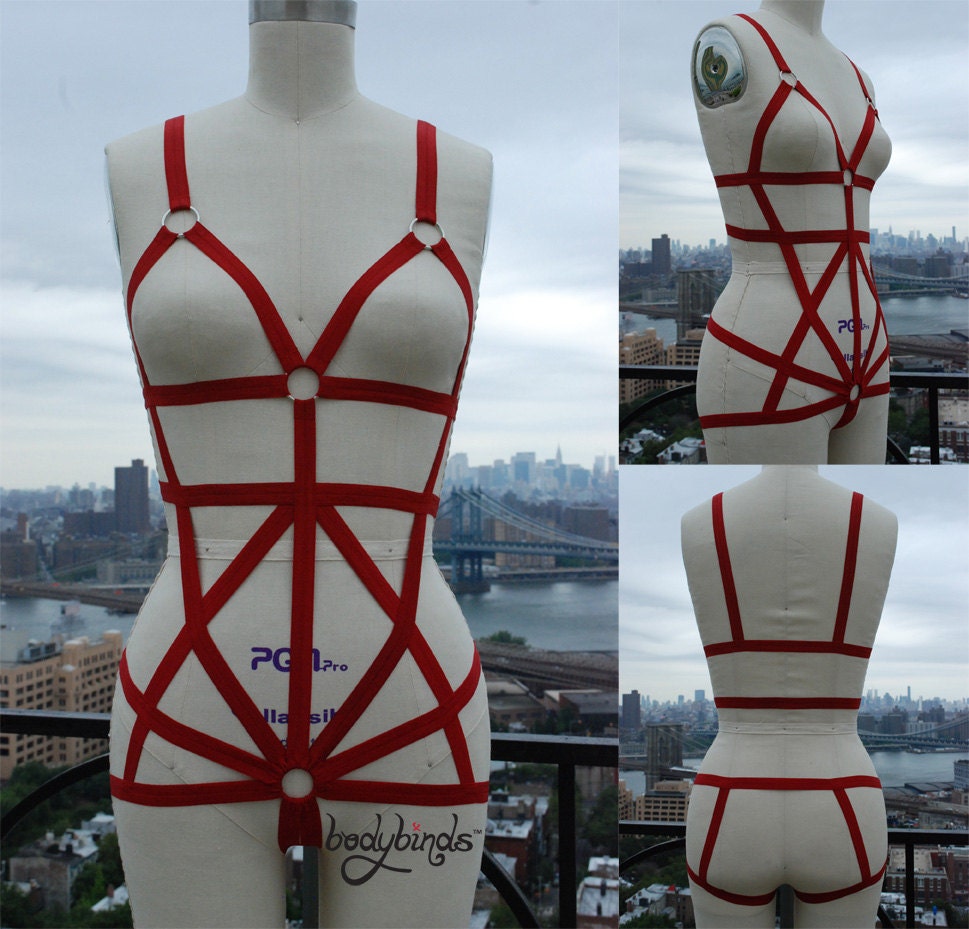 bodybinds -- 'Elaina' Elastic Bondage Monokini