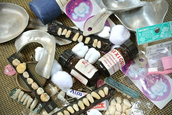 SALE Grab bag of vintage dental items featured image