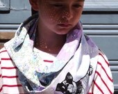 Screen Printed  Jack Russell Infinity Scarf