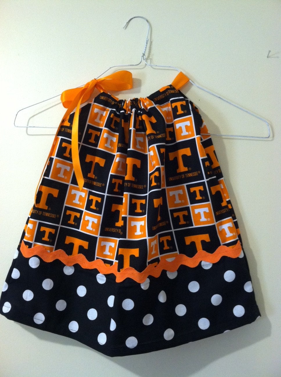 University of Tennesse Vols pillow case dress