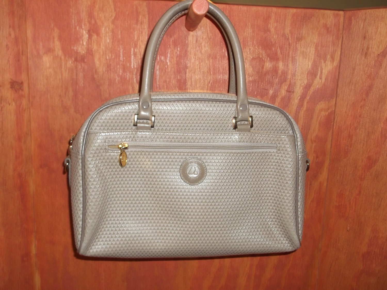 Taupe Satchel