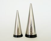Gense Swedish Stainless Salt & Pepper Shakers - Mid Century, Modern, Atomic, Vintage