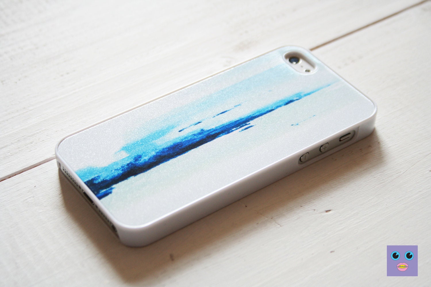 iPhone 5 case - Sparkle blue ignition