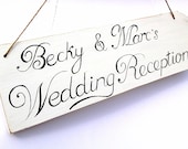 Handmade Wooden Wedding Shabby Chic Vintage Sign Plaque