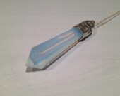 Opalite Crystal Pendulum Pendant Necklace