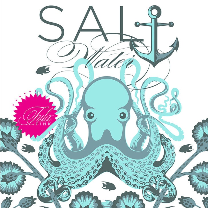PREORDER - Salt Water Fat Quarter Bundle - Entire Collection - Tula Pink for FreeSpirit - 24 FQs - Free Shipping US
