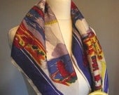 Vintage German Scarf // Large