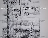 LITHOGRAPH: "Woodland Fancy" Original Limited Fine Art Print 1 of 8