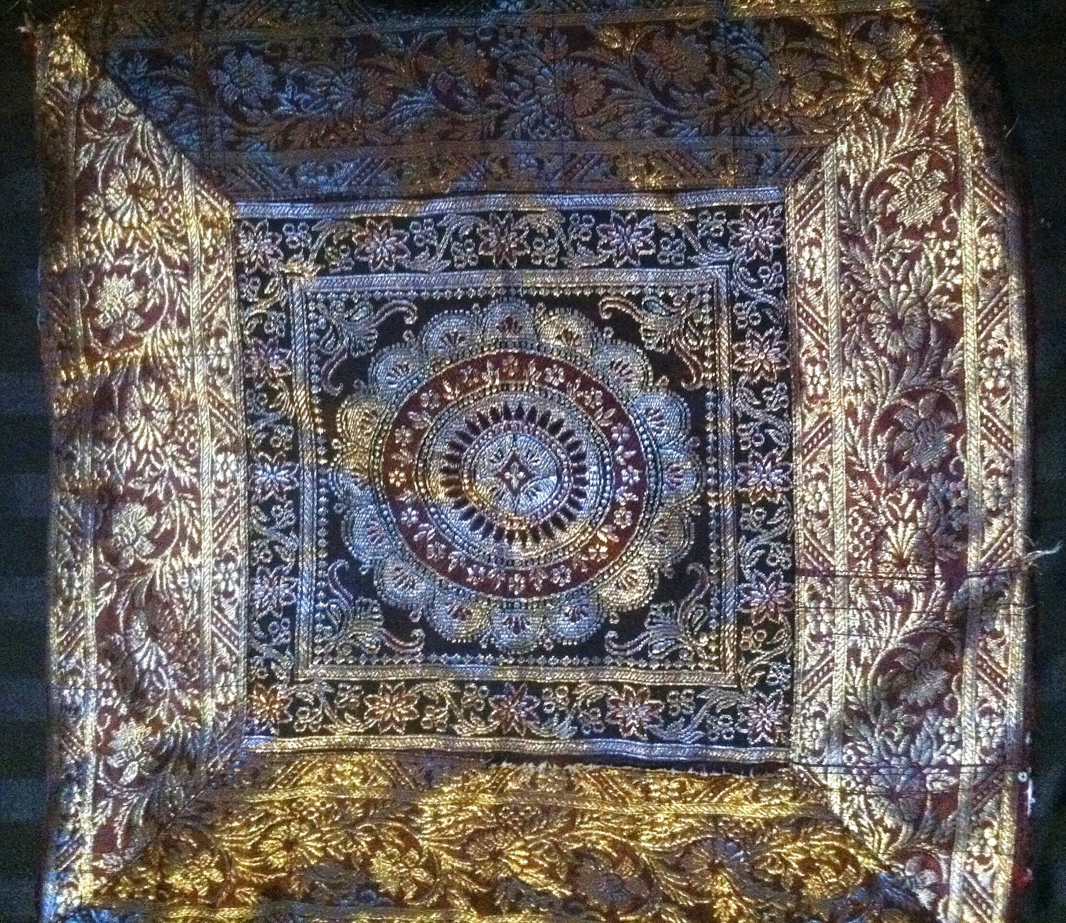 SHINY Persian Mandala Small Tapestry Weaving by gypsyheartboutique