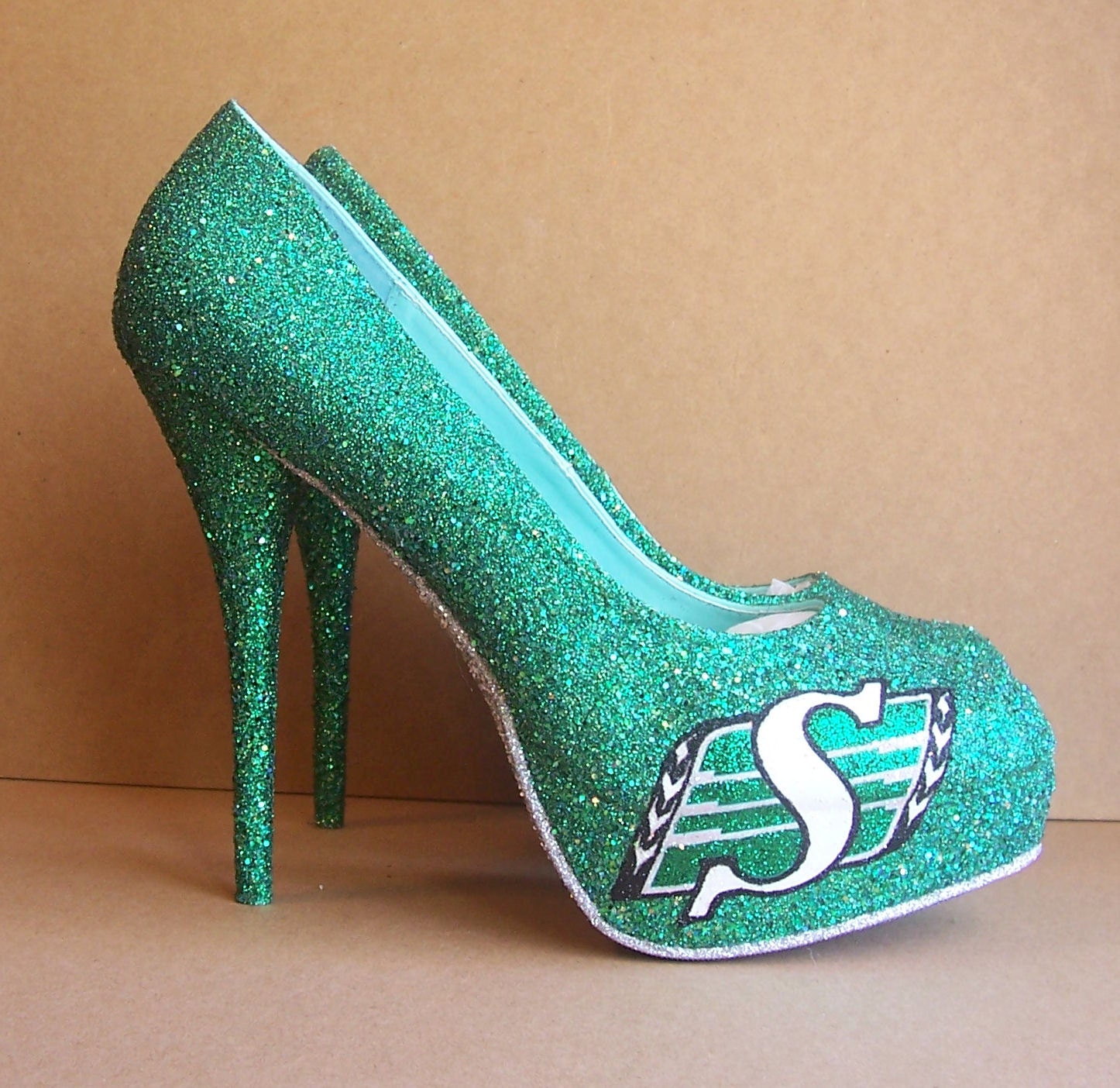 Saskatchewan Roughrider High Heels
