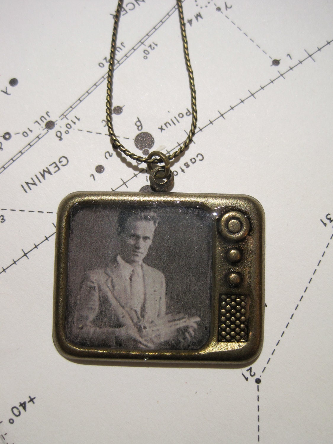 Philo Farnsworth (Glow in the Dark) Necklace