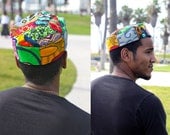 Assorted Ankara Patch Cap