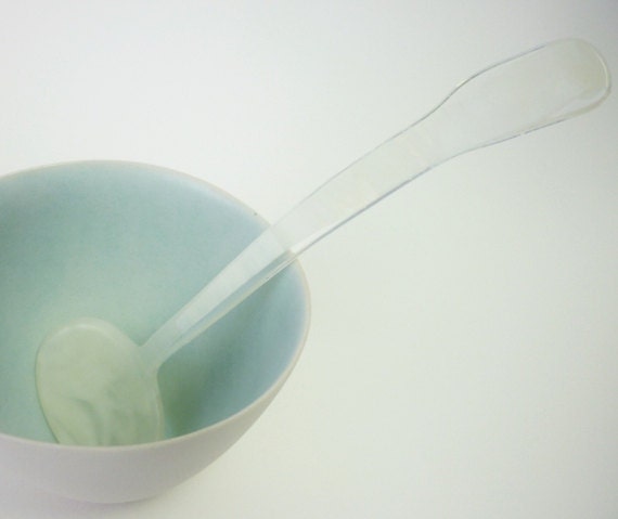 Fused Glass Spoon - lesglass