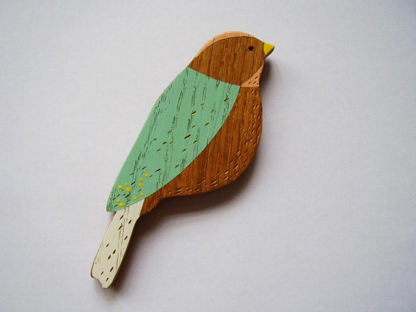 Wooden Wall Bird - little bird