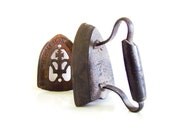 Antique 1800's Colebrookdale Iron No. 7 with stand