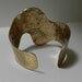 Hammered Gold Cuff Bracelet