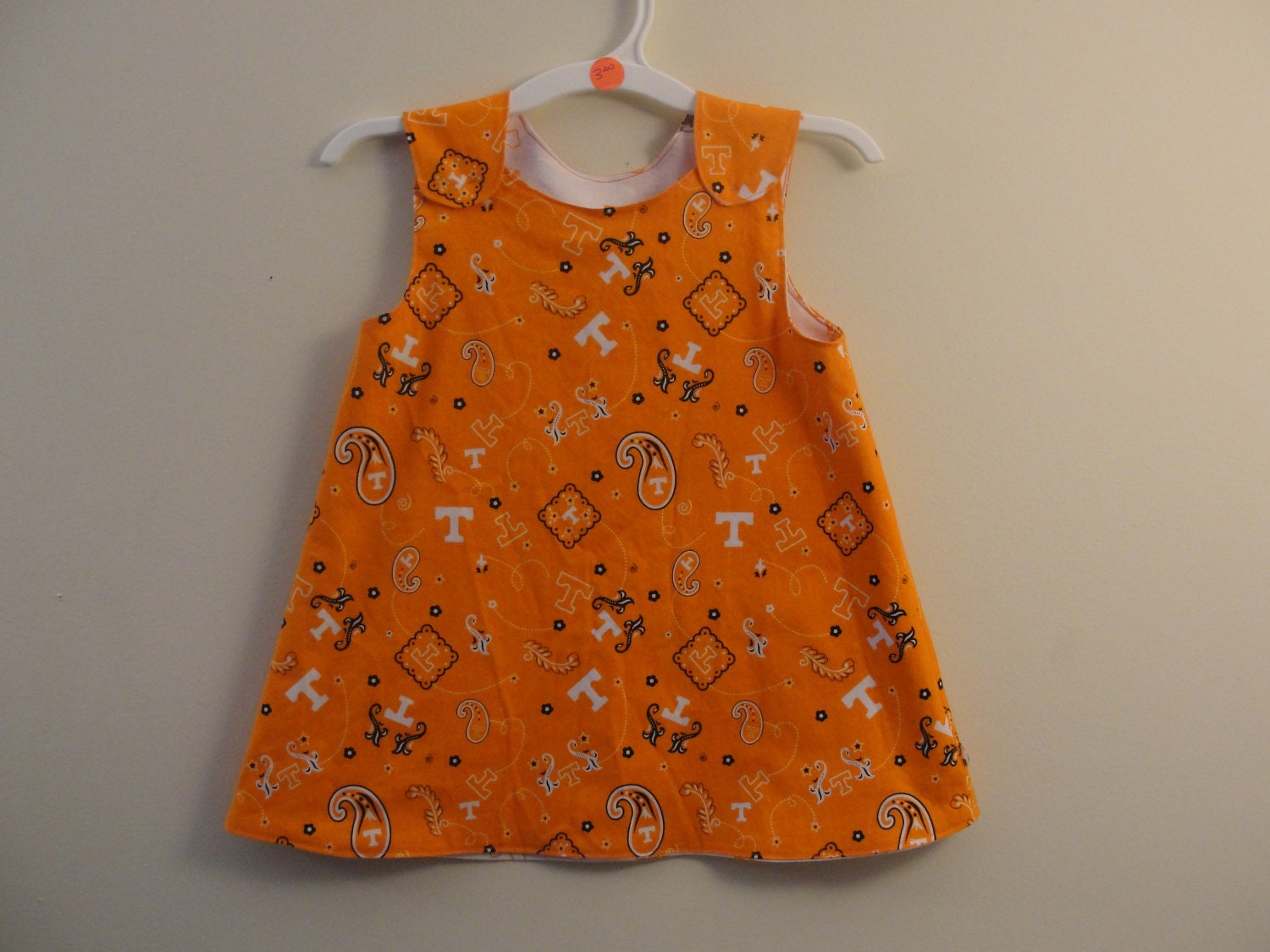 Gameday special  University of TN Tennessee VOLS A-Line Dress sizes 3 months -  girls 8