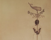 momento no. 9690 (muse) - original intaglio print by Carrie Lingscheit