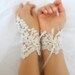 wedding gloves, ivory lace gloves,  Fingerless Gloves,  bride accessory