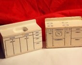 Doll House Strombecker Kitchen Sink & Stove - Strombecker 1940's Furniture - Dollhouse Furniture