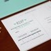 Wedding Invitation SET -- Chevron "Modern Love Story" -- 50 Invites, RSVP Postcards and Bellybands
