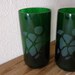 Sea Turtles Hand Etched on Recycled Wine Bottle Glasses Set of 2