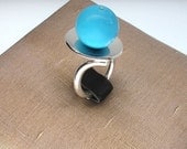 Turquoise ball ring