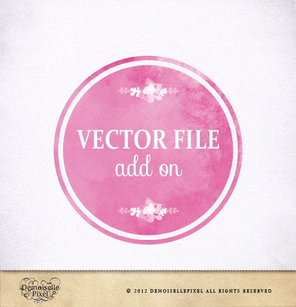 Vector Logo Add On - EPS Format - for Photographer, Photograhy, Small Business