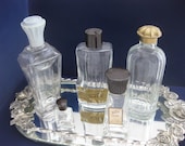 5 Collector Perfume Bottles: Tweed Lentheric, Jean D'Albret,  Jean Patou, Bakelite Retro Vintage