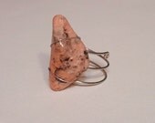 SALE Rose Stone Twist Ring - One of a Kind