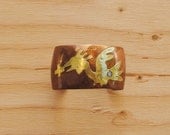 Abstract Modernist Mixed Metal Cuff