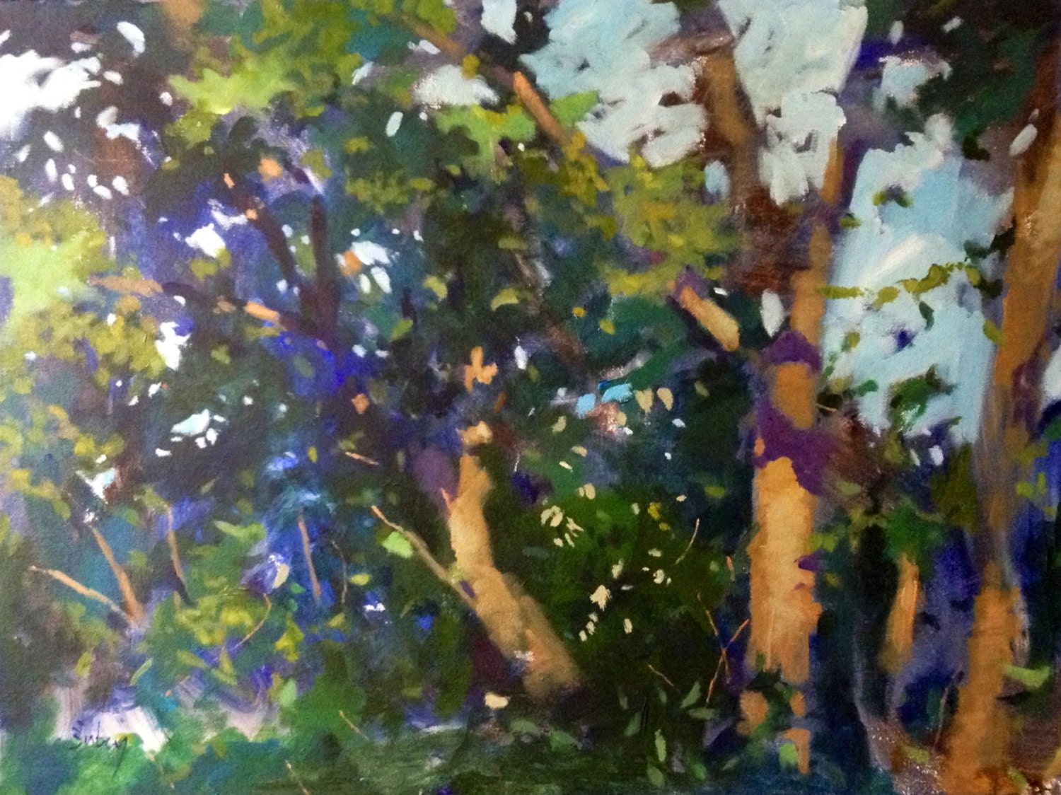 Abstract Realism No.1. Original Abstract Acrylic Painting18x24