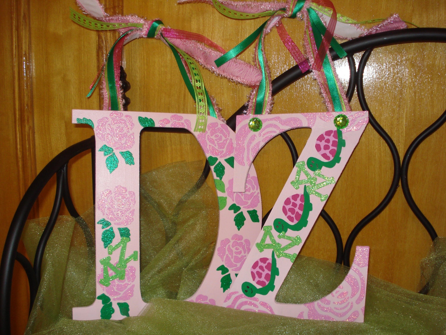 Delta Zeta Wall Letters Decorative