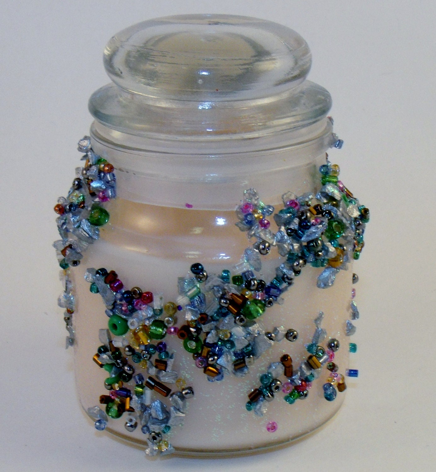 Beaded Jar Candle
