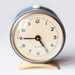 alarm clock Soviet green mechanical "Vitjaz" from USSR with yellow dial