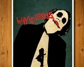 Batman Trilogy Minimalist Poster - Joker