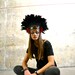 Kho - Vibrant feather headdress
