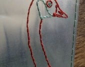 Canada Goose Hand-Embroidered on Aluminum