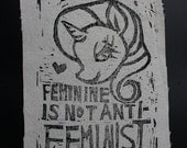 Feminine Is Not Anti-Feminist Patch featuring Rarity- My Little Pony