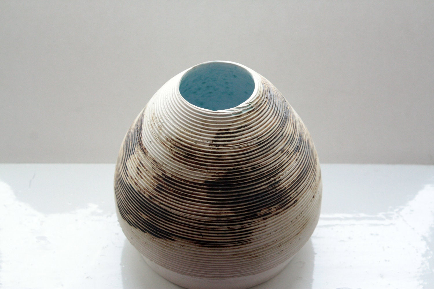 Beehive shape, ceramic decorative piece