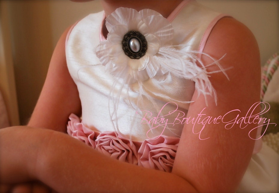 Gorgeous Baby Boutique 4-in-1 Beaded Pacifier Holder - Made with Swarovski Crystals Spacers