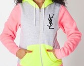 YSL logo Women's Hoodie SizeLarge