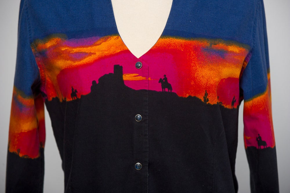 Ladies Vintage Western Shirt