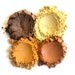 15% OFF - 4pc HARVEST Eyeshadow Collection Mineral Makeup Eye Color Set Natural Vegan Minerals