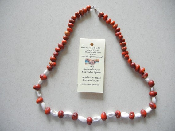 Authentic Apache Craft necklace 13.5 inches with by AFTCO on Etsy