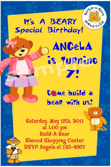 build a bear for birthday